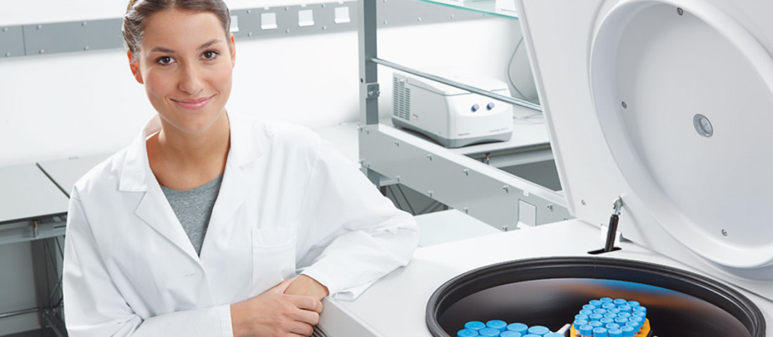 Como a centrífuga funciona para separar o sangue